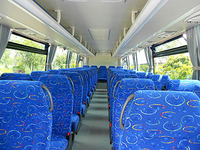 Inside Valley Coaches Bus